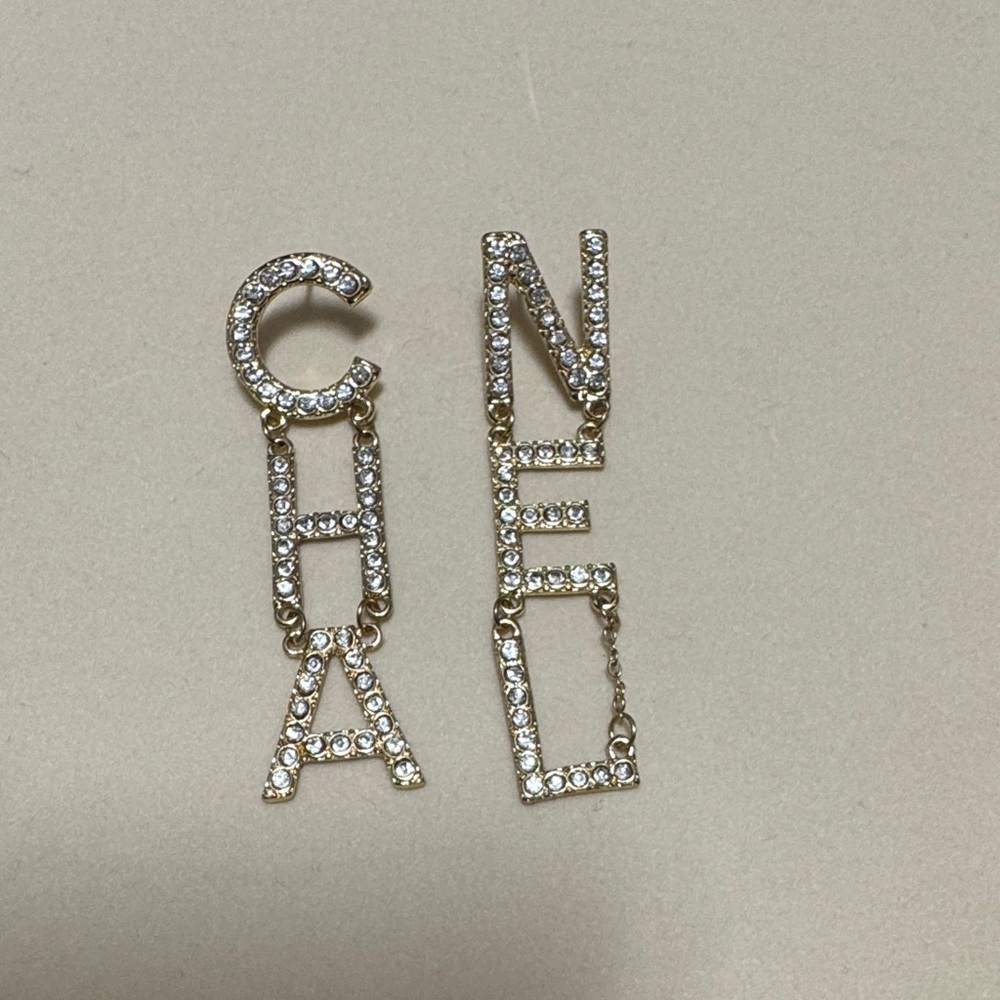 Letter Dangle Earrings